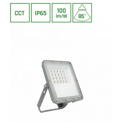 Naświetlacz halogen LED NOCTIS CCT zmienna barwa 20W IP65 175x134x28mm SZARY 5 lat gw. Spectrum LED (SLI029082CCT_PW)